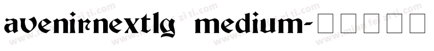 avenirnext1g medium字体转换